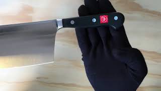 UNBOXING WÜSTHOF Chinese Chefs Knife  No Talking [upl. by Sharleen]