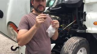 Freightliner Cascadia DD15 coolant leak [upl. by Grannias153]