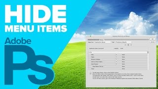 How to Hide Menu Items in Photoshop [upl. by Gabrielson302]