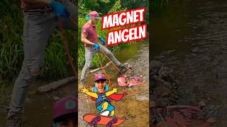 Skateboard beim Magnetangeln 🧲🛹🧲 Magnetfischen mit MarcnetoOfficial skateboard magnetfishing [upl. by Hulda297]