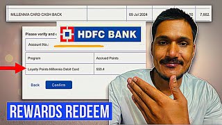 Hdfc reward points redeem kaise kare  how to redeem hdfc debit card rewards points [upl. by Nylde]