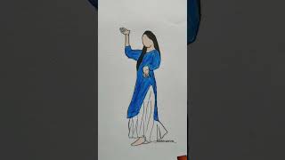 cori cori meri kalai chudiya kali dance art drawing painting templedance kandyandance [upl. by Naggem]