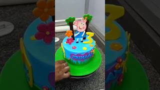 Peppa pig Cake  Peppa pig Cake Design cake cakedesign shorts shortsfeed viralvideo ytshorts [upl. by Itaws39]