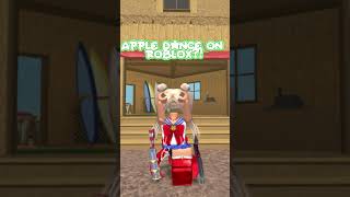 Apple dance on Roblox roblox mm2 shorts [upl. by Ddet]