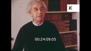 1970s Robert Bresson in his Apartment Discussing Art of Acting  Premium Footage [upl. by Carleton]