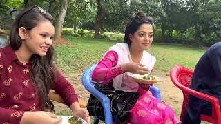 শুটিং এ আমরা কি খাই Shakila Parvin Shooting days Disha Moni [upl. by Brosine]