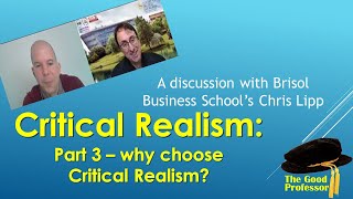 Critical Realism  why choose Critical Realism Epistemology selection [upl. by Penni503]