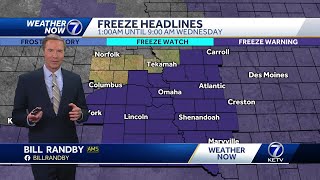 Coldest Wednesday morning in Omaha [upl. by Llerahs]