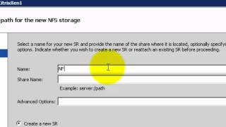 Citrix XenServer Adding an NFS SR [upl. by Hutchison]