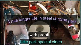 how to Chrome partsrepair forall bikestrendingvideochromepowderchrometrick [upl. by Eidda139]