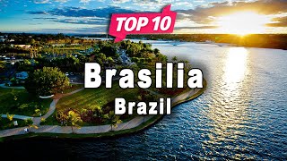 Top 10 Places to Visit in Brasilia  Brazil  English [upl. by Kozloski865]