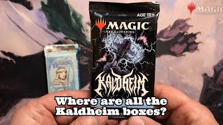 Did Wizards of the Coast underprint Kaldheim Draft Booster boxes  Magic The Gathering [upl. by Norraj]