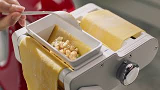 ANTREE 31 Ravioli amp Pasta Maker Attachment for KitchenAid [upl. by Ahsinrac]