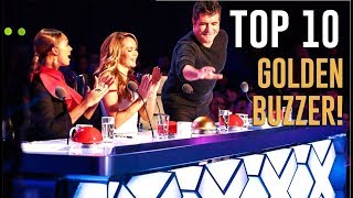 10 BEST GOLDEN BUZZERS EVER ON BRITAINS GOT TALENT [upl. by Okiruy475]