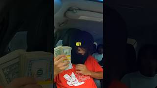 Robbing Bank Prank On Ubers😂💰 viaAshAlkk pranks ashalk shorts [upl. by Eveam728]