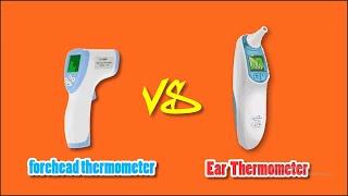 การใช้งาน infrared thermometer ep 3  Ear Thermometer VS Forhead Thermometer [upl. by Cristy880]