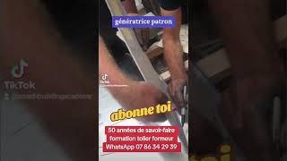 Génératrice pour traçage rayon du patron pour mise en forme de la pièce tolierformeur [upl. by Mich]