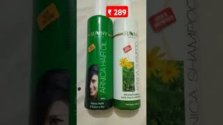 Arnica herbal oil and shampoo🧴homeo haircare shampoo longhair [upl. by Kerk]