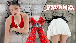 This Girl Is So Sweet I Cant Stop Loving Her Love Story SpiderMan ParkourPOV in Real Life [upl. by Anaoj123]