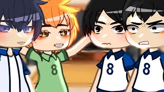 kageyamas past teammates  hinata react to the future gacha club  gc  gcrv  haikyuu [upl. by Nylessoj]