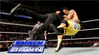 The Usos vs Seth Rollins amp Roman Reigns SmackDown May 17 2013 [upl. by Adigirb974]