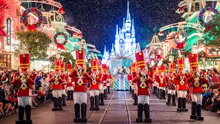 4K Once Upon a Christmastime Parade  2019 Mickeys Very Merry Christmas Party [upl. by Stilla8]