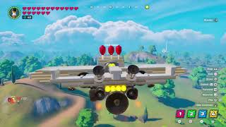 Test driving my newest realistic airplane  aircraft after more modifications in lego fortnite [upl. by Aicina481]