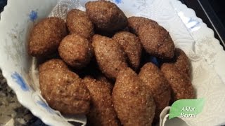 كيف تقلي أقراص الكبّة لتجنُّب فتح القرص أثناء القلي How to fry Kibbeh [upl. by Helena]