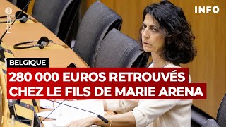 280000 euros en liquide retrouvés chez le fils de Marie Arena  RTBF Info [upl. by Lunn]