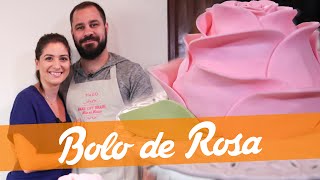 Bolo de Rosa  Receita Bake Off Brasil [upl. by Ylro]