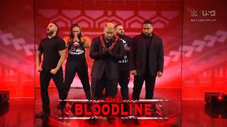 The Bloodline amp Bronson Reed Entrance  WWE SmackDown November 22 2024 [upl. by Aiket753]