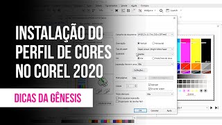 85  Instalação do Perfil de Cores no CorelDRAW 2020 Sublimação [upl. by Ibrad368]