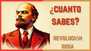 QUIZ de la REVOLUCIÓN RUSA ¿Eres un AUTÉNTICO experto [upl. by Zina]