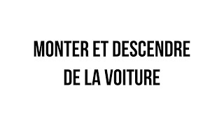 Monter et descendre de la voiture avec une prothèse du genou ou de la hanche [upl. by Evered]