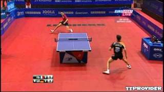 ETTC 2010 Timo BollAdrien Mattenet Team [upl. by Wordoow]