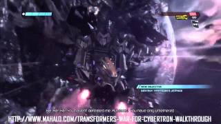 Transformers War for Cybertron Walkthrough  Chapter 9 Aerial Assault 55  Boss Battle Trypticon [upl. by Yaresed]