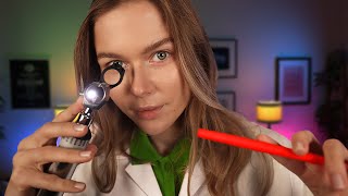 ASMR Annual General Check Up  Soft Spoken Medical RP Eye Exam Ear Exam Cranial Nerves ENT [upl. by Armitage]