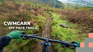 Cwmcarn off piste  Drops and Steep Chutes [upl. by Solhcin]