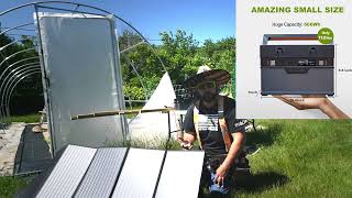 allpowers 1400watt power station diy solartech survival offgrid farming [upl. by Ertnod]