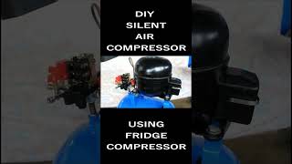 DIY SILENT AIR COMPRESSOR shorts [upl. by Hayden]