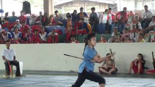 STCAA Arnis quotAnyo Double Baston Competitionquot Featuring Dharlene Lualhati of Laguna [upl. by Elazaro245]