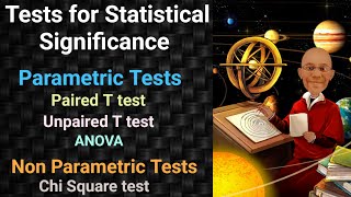 Tests for Statistical Significance  Parametric tests  Non Parametric tests  PSM lectures  Arpits [upl. by Hollie]