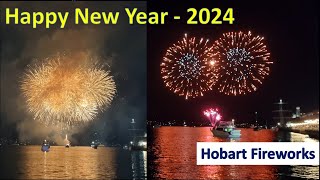 Breathtaking New Years Eve Fireworks Hobart Australia [upl. by Coffey995]