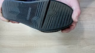 Repairing a cracked sole  Shoe restoration DIY [upl. by Binky]