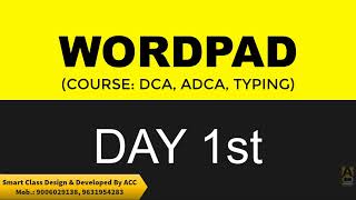 1 DAY WORDPAD [upl. by Kaliope889]