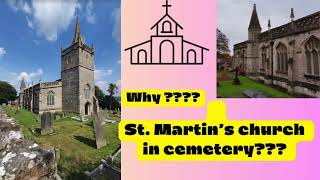 Why St Martin’s Church in cemetery  ⛪️Parish hall ✝️💒🛐 ancient church ⛪️ stone construction 💒💒 [upl. by Cherice668]