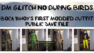 GTA 5 DM Glitch No Duping Birds Modded Outfit Made By Boca Bhoy [upl. by Vena]