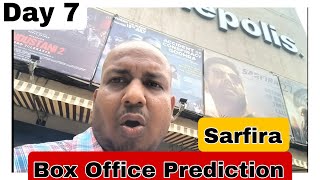 Sarfira Movie Box Office Prediction Day 7 [upl. by Dicks]