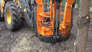 Tree Spade OPTIMAL 1700 an VOLVO L90 [upl. by Haggi120]