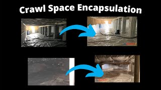 Crawl Space Encapsulation Walkthroughs [upl. by Queena]